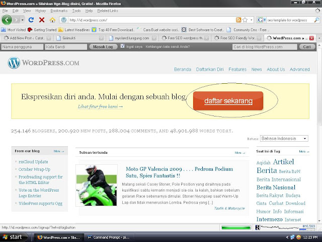  Cara Mudah Mebuat Blog di Wordpress