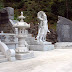 Guinsa 3032-07 Daejosajeon.JPG, Outside Great Teacher Hall (Daejosajeon). A shrine erected in the memory of Sangwol Wongak, a large statue of whom can be found inside. Guinsa, located near Danyang in Chungcheongbuk-do, South Korea, has architecture following that of many other Buddhist temples in Korea, but is also markedly different in that the structures are several stories tall, instead of the typical one or two stories that structures found in many other Korean temples., South Korea - Guinsa (Buddhist Temple)