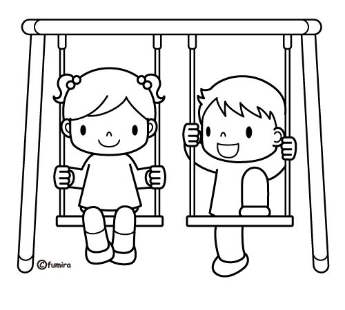 Swing, free coloring pages | Coloring Pages
