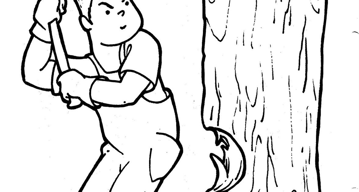 lumberjack free coloring pages Coloring Pages