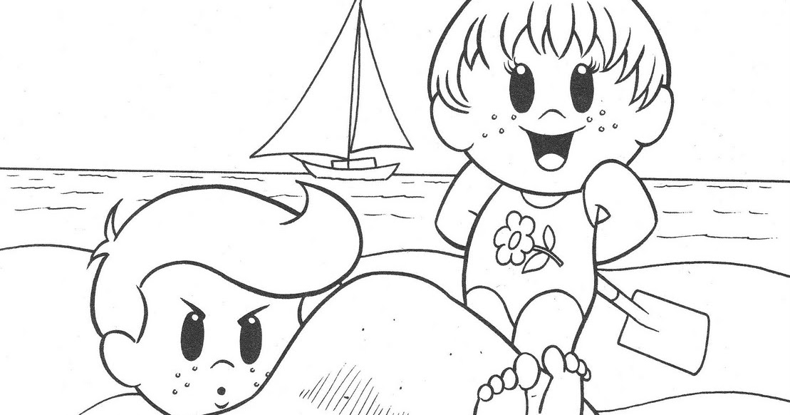 Beach - free printables pages | Coloring Pages