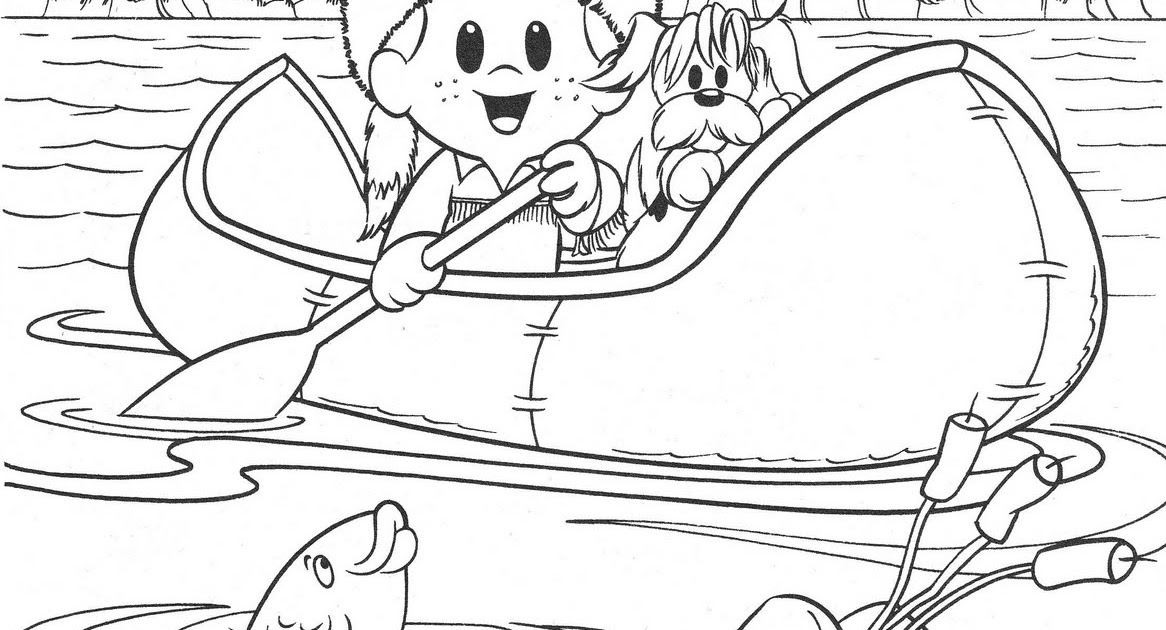 Pinto Dibujos: Lago para colorear