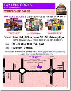 Pay Less Books Warehouse Sale