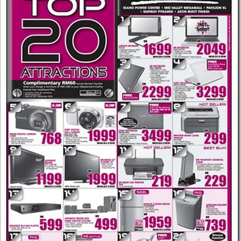 Malaysia Everyday On Sales Harvey Norman Top 20 Attraction Promotion