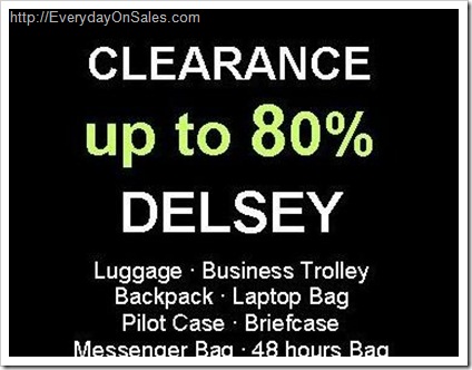 Delsey_Clearance_Sale