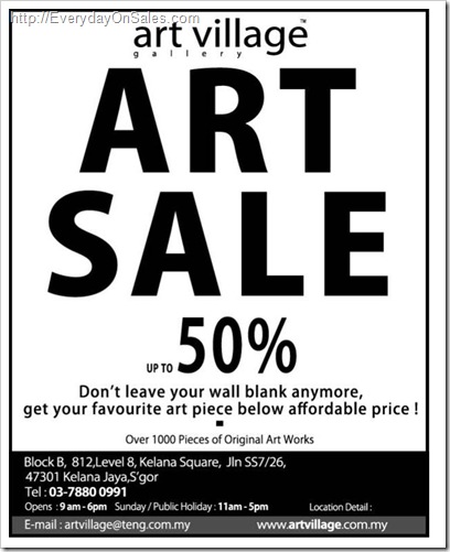 art-village-sale