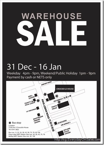2010 warehouse sale_eblast&leaflet