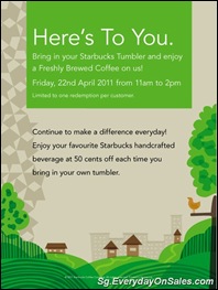 Starbucks-earthday-special-Singapore-Warehouse-Promotion-Sales