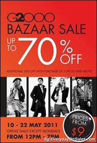 G2000-Bazaar-Singapore-Sales-Singapore-Warehouse-Promotion-Sales