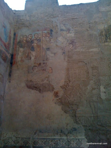 Remains of a Church from Christian Era of Egyptian History (Inside Luxor Temple)