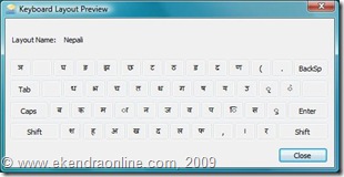 click to zoom in: nepali keyboard layout preview in vista
