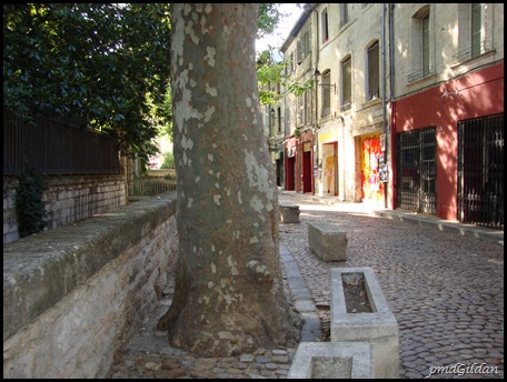 Avignon, rue des teinturiers.