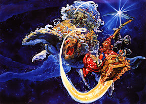 碟形世界 artwork by Josh Kirby; Click to know more. discworld image