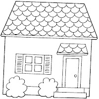 Para Colorear Serie Dibujos Muebles Cosas Casa