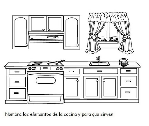 Dibujos de una cocina - Imagui
