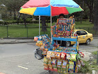 Puesto de refrescos y golosinas