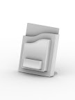 Plastic holder for papers and pencils
