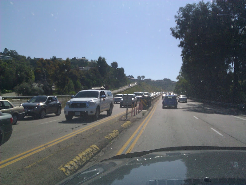 La Jolla Shores Summer Traffic