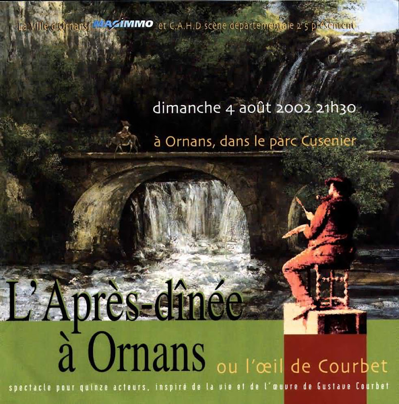 Affiche Courbet: l'après diné à Ornan Affiche Courbet: l'après diné à Ornan