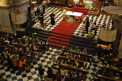 Ofrenda de flores de los niños