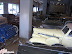 Amazing car collection in the basement of the University of Art.