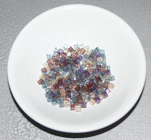 Czech Cubes - 3.4mm Lumi Mix - PER GRAM