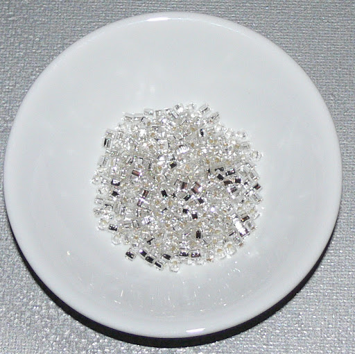 Toho Cubes - 3mm Silver lined Crystal - PER GRAM