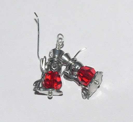 *Silver Snowman* DIY Earring Kit - Siam