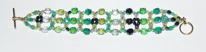 *Czech Mate* DIY Bracelet - Evergreen