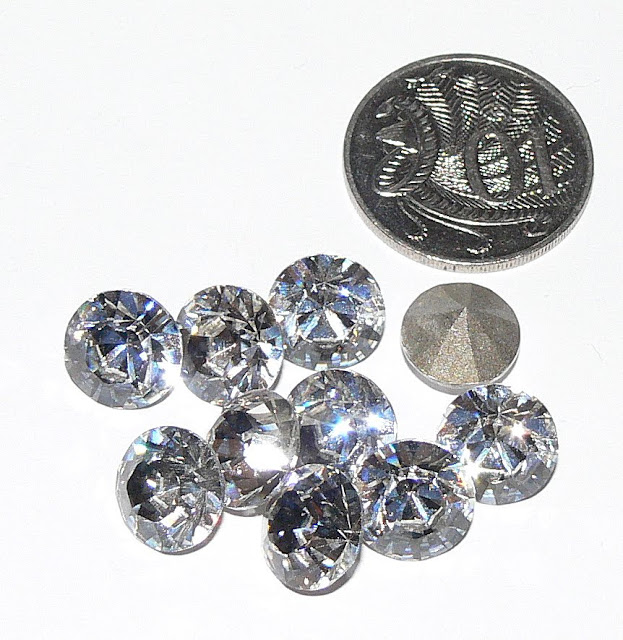 Swarovski 11mm Chaton Clear