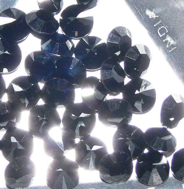 Swarovski 6mm Chaton Jet
