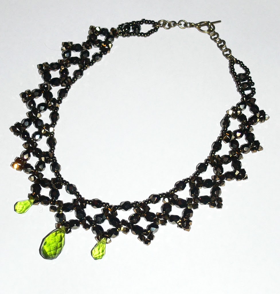 *Crystal Lace* DIY Necklace - Bronze Swarovski