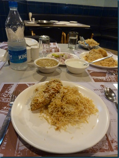 Biryani deal at Hyderabad House