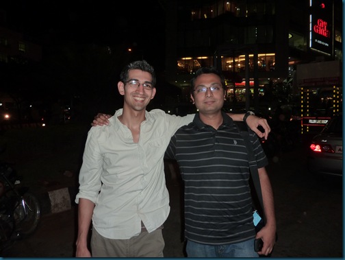 Hanging with Pradeep after work Hanging with Pradeep after work
