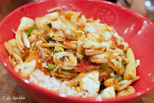 back at Genghis Grill,