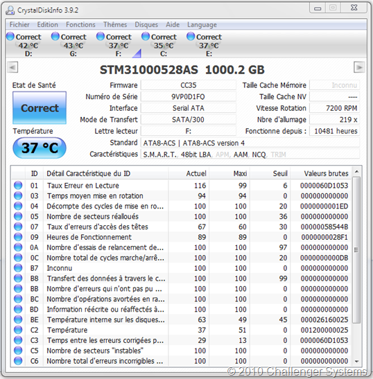 CrystalDiskInfo392 CrystalDiskInfo392