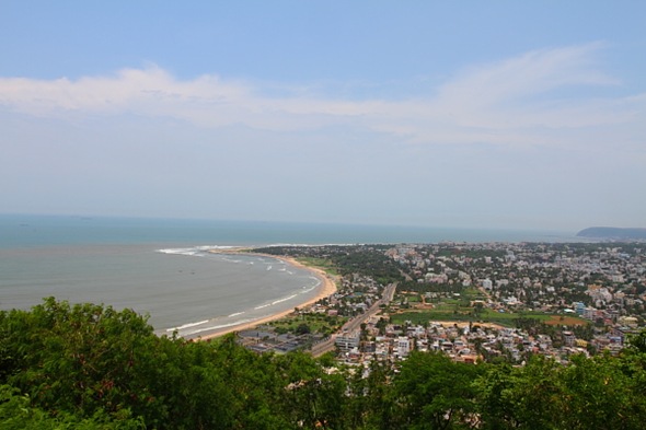 Bird's View of Vizag City
