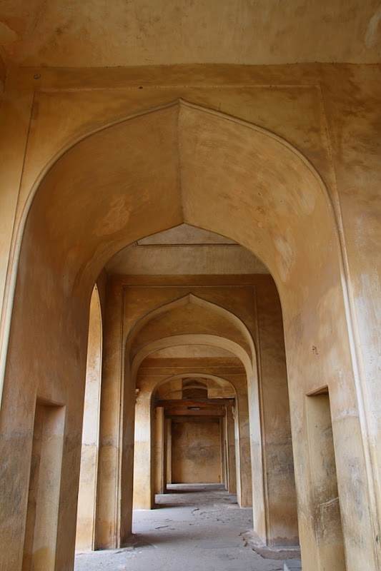 Corridors at Golconda Fort