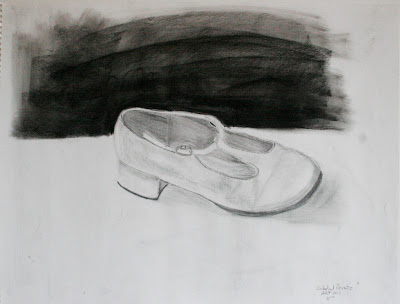 11. Primera prueba con carboncillo. Trabajo en clase.