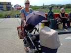 Mama op de 'boulevard'