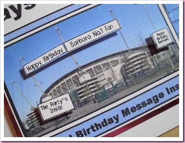 Manchester City Birthday card 1