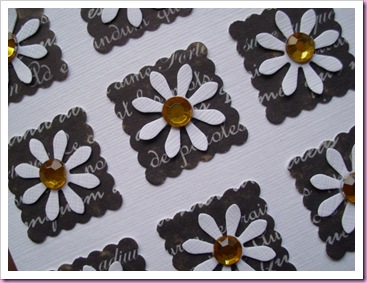 Punched Daisy Card Punched Daisy Card
