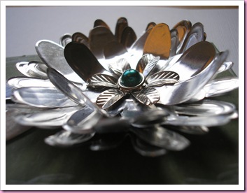 Closs Up of foil flower Closs Up of foil flower