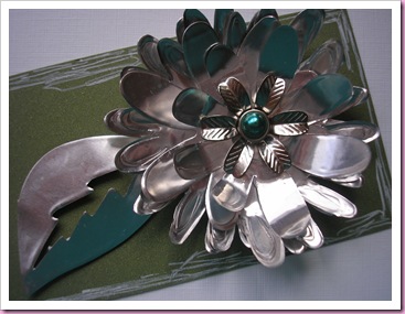 Foil Flower using sizzix die