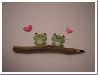 Frogs on a log