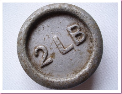 2lb weight form carboot sale 20p 2lb weight form carboot sale 20p