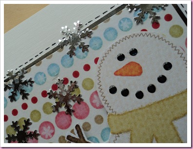 Let It Snow - Snowman Card 3