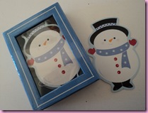 Snowmen Playing Crads Snowmen Playing Crads