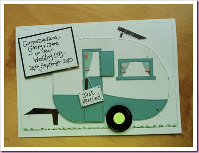 Caravan Wedding Card