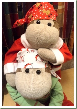 Mum's Monkey Festive Bandana 1 Mum's Monkey Festive Bandana 1